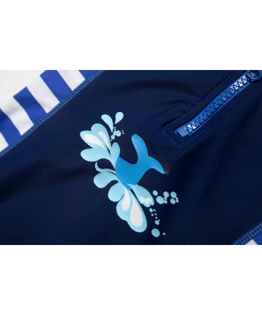 BONVERANO Baby Boys Swimsuit/Sunsuit UPF 50+ Sun Protection with Hat - 6 Months | Whale Design - Buy Online on SooperMarket.com
