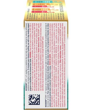 Nicoderm Step 1 Clear Patches Quit Smoking and Smoking Cessation Aid 21 mg of Nicotine/Day 7 Count Step 1 7 Patches - Buy Online on SooperMarket.com