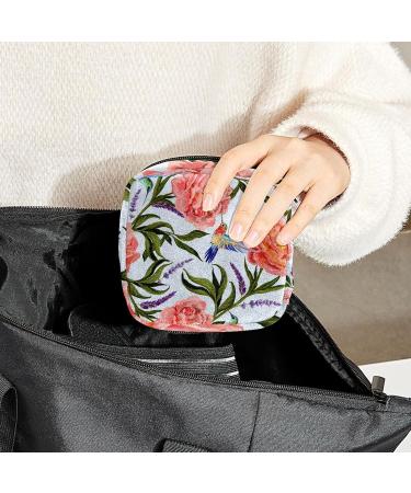 Anna Cowper Flower Sanitary Napkin Storage Bag Feminine Menstrual Cup Pouches Nursing Pad Holder Tampon Bags Portable Period Bag for Women Teen Girls 1Pcs Multi-colored 3 - Buy Online on SooperMarket.com