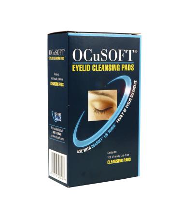 OCuSOFT Eyelid Cleansing Replacement Pads, White, 100 Count (Pack of 1)