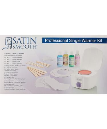 SATIN SMOOTH Professional Single Wax Warmer Kit - 48 Piece Set | Best Waxing Solution - Buy Online on SooperMarket.com