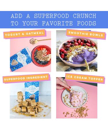 Lil Bucks Paleo Cereal - Sprouted Buckwheat Groats Gluten Free Granola (CACAO) 18 Ounces - 3 Pack - Buy Online on SooperMarket.com