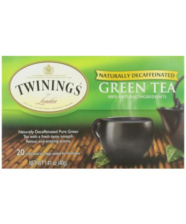 Twinings Tea Green Tea, Decaf, 20 ct