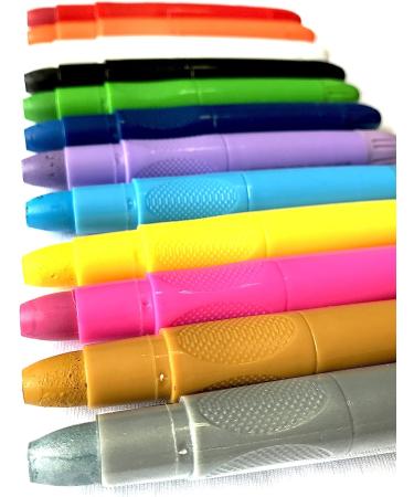 Mosaiz Face Painting Kit for Kids - 12 Colors Water Based Paint Sticks for St Patricks Day, Halloween & Cosplay - Washable & Twistable Body Paint Set for Adults - Buy Online on SooperMarket.com