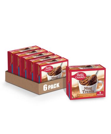 Betty Crocker Mug Treats, Chocolate Caramel Cake, 12.5 oz, 4 ct (Pack of 6)