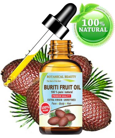 Buy Brazilian Buriti Fruit Oil - Pure Cold Pressed Natural Carrier Oil for Face Body Hair & Nails | 1 fl. oz (30 ml) - Worldwide Shipping - Buy Online on SooperMarket.com