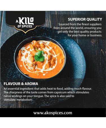 Cayenne Pepper Powder 1 kg - Premium Quality Ground Chili Spice for Tacos & Seasoning | Vegan-Friendly - Buy Online on SooperMarket.com