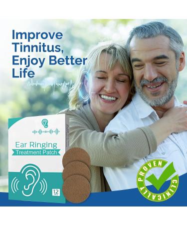 Tinnitus Relief Patches - Natural Herbal Formulation for Ringing Ears | 24 PCS Tinnitus Treatment for Hearing Loss - Improves Hearing & Boosts Blood Circulation - Buy Online on SooperMarket.com