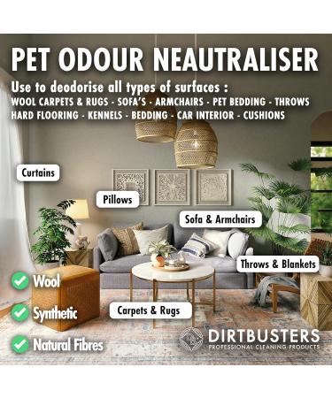 Dirtbusters Pet Odour Eliminator Spray - Enzymatic Deodoriser Wild Fig & Cassis 500ml - Buy Online on SooperMarket.com