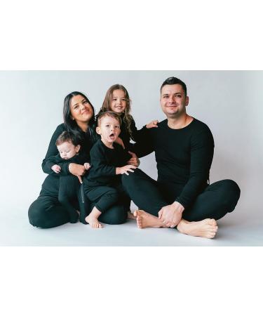 DreamBuy Ribbed Pyjama 20 Colors Unisex Boys/Girls 3-4 Years Black | Loungewear Tracksuit for Women/Men | Baby Clothes - Buy Online on SooperMarket.com