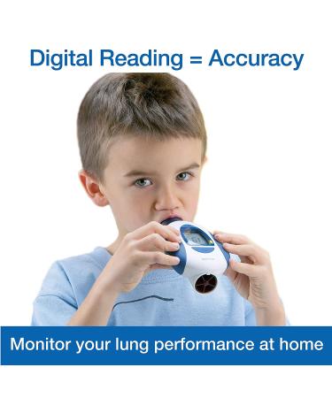 Microlife Digital Peak Flow Meter with FEV1 | Reliable Respiratory Spirometer for Home Monitoring Asthma & COPD - Buy Online on SooperMarket.com