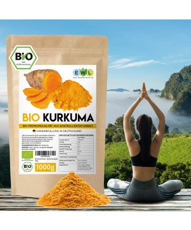 Organic Turmeric Powder 1kg - Certified Bio Controlled Cultivation Premium Curcuma Powder in Germany - Buy Online on SooperMarket.com