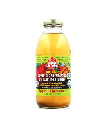 Bragg Apple Cider Vinegar Drink, Apple & Cinnamon, 16-ounces (Pack of6)