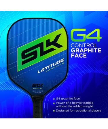 Selkirk Sport SLK Latitude Pickleball Paddle - G4 Graphite Face with Polymer Rev-Core | Lightweight Design | USA-Designed | Lakeside Lime - Buy Online on SooperMarket.com