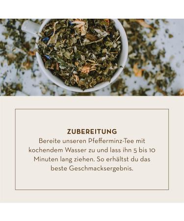 J. Hornig Peppermint Tea Natural Fresh Peppermint Flavor 100 Tea Bags (4x25 Bags) - Premium International Delivery - Buy Online on SooperMarket.com