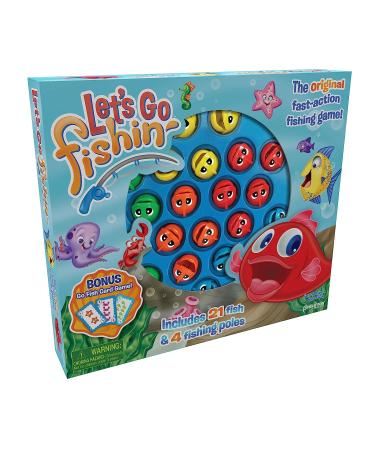 Pressman 58 Let's Go Fishin' Combo Game with Go Fish Card Game - Fun for Kids and Families - Buy Online on SooperMarket.com