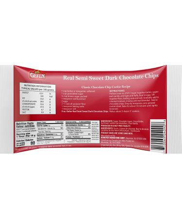 Gefen Vegan Dark Chocolate Chips 9oz (3 Pack) Dairy-Free, Nut-Free, Lactose-Free - Kosher - Ideal for Baking - Buy Online on SooperMarket.com