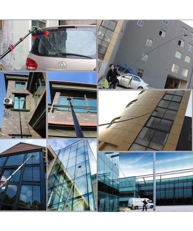 Photovoltaic Panel Cleaning Brush High-Altitude Cleaning Brush With Extension Pole Water Fed Pole Brush System Telescopic Window Cleaning Tools 6M 35cm Brush Head 4M/13FT - Buy Online on SooperMarket.com