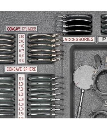 AISITESY 104 Trial Lens Set | Optometry Equipment | Optical Trial Lens Set with Free Trial Frame | Best for Eye Care Professionals - Buy Online on SooperMarket.com
