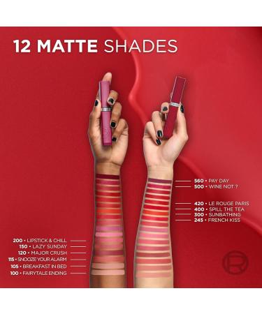 L'Or al Paris 560 Pay Day Liquid Lipstick | Intense Color | Matte Formula with Hyaluronic Acid | Transfer-Resistant - Buy Online on SooperMarket.com