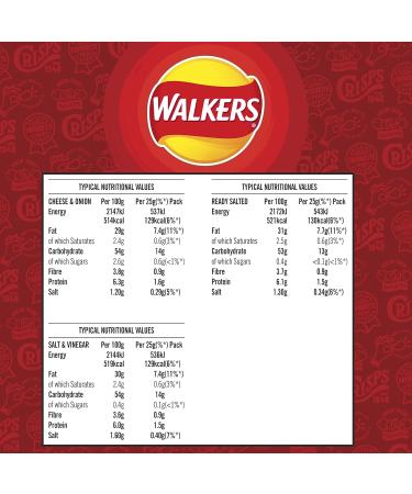Walkers Classic Variety Crisps 6x25g - Buy Online on SooperMarket.com