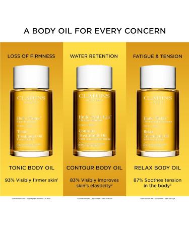 Clarins Relax Body Treatment Oil | Soothes Aching Muscles, Relieves Stress & Fatigue | Moisturizes with 100% Plant Extracts - Buy Online on SooperMarket.com