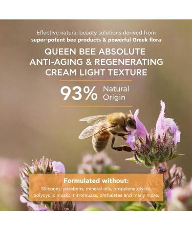 APIVITA Queen Bee Absolute Anti-Aging Cream - Light Texture 50 ml | Regenerate & Renew Skin | International Shipping Available - Buy Online on SooperMarket.com