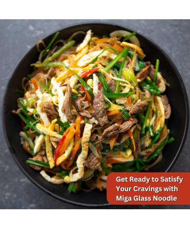 O'taste Nongshim Miga Korean Instant Glass Noodles (Cut Type) 400g - Authentic Korean Flavor | Quick and Delicious Meal Option - Buy Online on SooperMarket.com