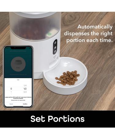 Geeni Smart Feeder  4 Liter Automatic Pet Dog and Cat Feeder  Wi-Fi Control Compatible with Alexa and Google Home - Buy Online on SooperMarket.com