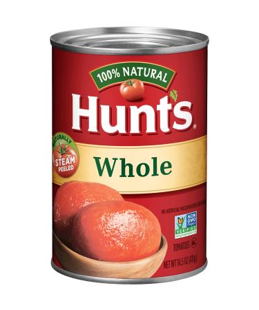 Hunt's Whole Peeled Plum Tomatoes, 14.5 oz, 12 Pack