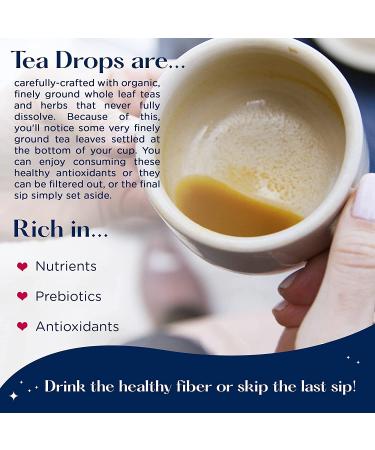 Tea Drops Lightly Sweetened Loose Leaf Gift Box - 8 Drops with Matcha, Rose, Earl Grey, Citrus Ginger & Peppermint - Wooden Gift Box - Bagless CafDecaf Tea Assortment - Buy Online on SooperMarket.com