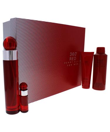 Perry Ellis 360 Red Men's Gift Set - 4 Piece, 3.4oz - Buy Online on SooperMarket.com