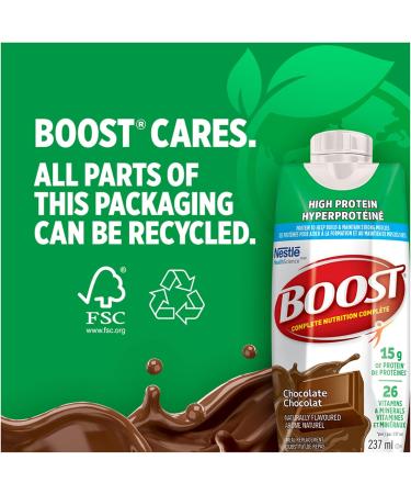 BOOST High Protein Meal Replacement Drink Chocolate 237 ml - Buy Online on SooperMarket.com