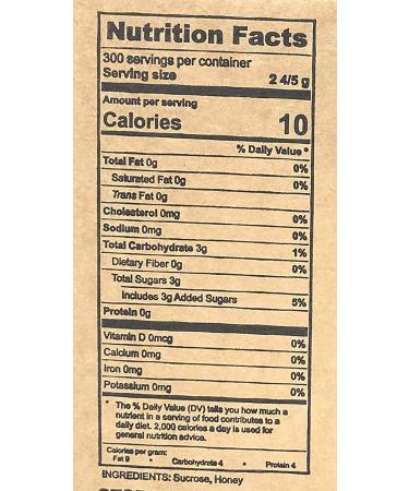 Bee My Honey Pure Granulated Honey Packets - 60 Individual Honey Crystal Packets - Buy Online on SooperMarket.com