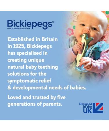 Bickiepegs Peggie the Penguin Sensory Bite Toy | Dental Aid for Babies & Toddlers | Front Gray & White Clip-On Teether - Buy Online on SooperMarket.com