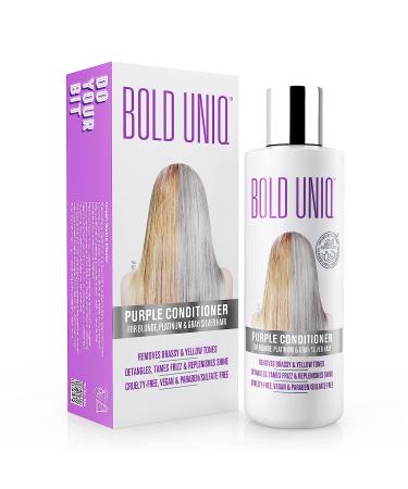 Purple Hair Mask, Conditioner & Leave-In Bundle for Blonde, Platinum, Silver, Gray, Ash, and Brassy Hair - Eliminate Yellow Tones, Hydrate and Repair Damaged Hair - Vegan - Buy Online on SooperMarket.com