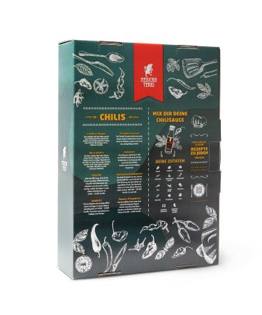 Mexican Tears Sharp Sauce Advent Calendar | 24 Unique Chili Sauces in Glass Bottles | Limited Edition 20ml Collection - Buy Online on SooperMarket.com