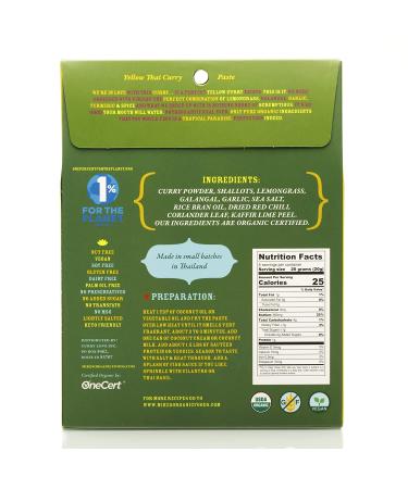 Mike's Organic Curry Love Yellow Thai Curry Paste - Authentic Thai Flavors | 2.8 oz Single Pack - Buy Online on SooperMarket.com