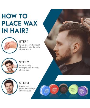 Lorenti Men Hair Styling Wax - Pro-Vitamin B5 Gummy & Ultra Hold - 150ml (5.07oz) - Best International Shipping - Buy Online on SooperMarket.com