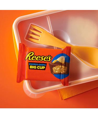 REESE'S Big Cup Milk Chocolate Peanut Butter with Potato Chips - 16 Count, Gluten Free, 1.3oz Packs - Buy Online on SooperMarket.com