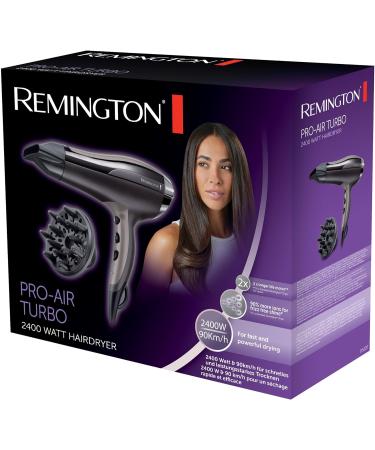Buy Remington Pro-Air Turbo Hair Dryer D5220 | 2400W Powerful Lightweight & Ionic with Diffuser Worldwide Shipping Available! - Buy Online on SooperMarket.com