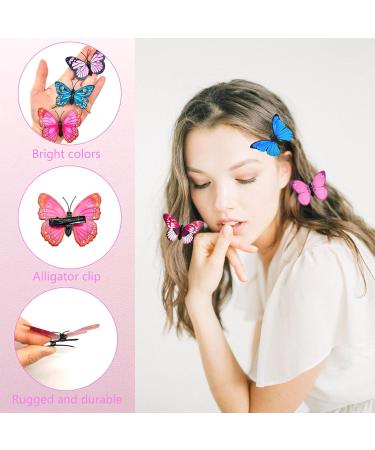 30 Pieces Butterfly Hair Clips 3D Butterfly Hair Clip Glitter Hair Clips Women Girls Cute Hair Pins Hair Clip Colourful Hair Clips Hair Pins Kids Hair Clips Accessory Set - Buy Online on SooperMarket.com