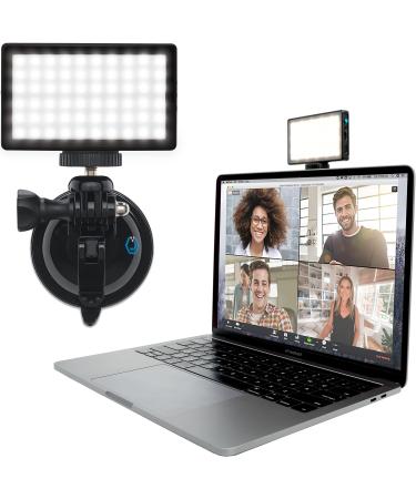 Lume Cube Video Conference Lighting Kit | Live Streaming, Video Conferencing, Remote Working | Lighting Accessory for Laptop, Adjustable Brightness and Color Temperature, Computer Mount Included