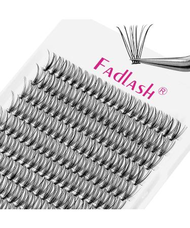 Fadlash 15mm D Curl Cluster Eyelash Extension 20 Root 0.07mm - DIY Self-Application Individual Lashes - Buy Online on SooperMarket.com