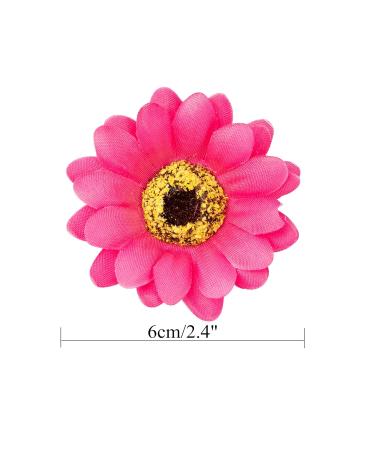 inSowni 25 Pack Hawaiian Wedding Sunflower Daisy Alligator Hair Clips for Women and Girls - Buy Online on SooperMarket.com