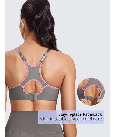 SYROKAN Women's Full Support High Impact Racerback Sports Bra 38C Multicoloured #2 - Buy Online on SooperMarket.com