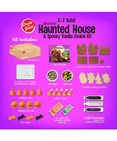 Haunted House Chocolate & Vanilla Cookie Decorating Kit - 45.76 oz - Buy Online on SooperMarket.com