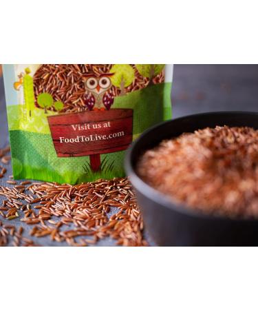 3 lbs Red Long-Grain Rice: Nutty Flavor, Non-Sticky, Vegan. Protein & Antioxidant-Rich for Pilafs, Salads & Stir-Fries - Buy Online on SooperMarket.com