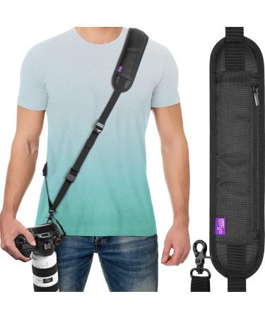 Altura Photo Camera Neck Strap w. Quick Release & Safety Tether - Camera Straps For Photographers - Adjustable DSLR Camera Strap for Sony, Nikon & Canon - Safe & Secure Camera Strap Quick Release