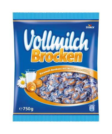 Storck Whole Milk Chunks Caramel Bonbons with Milk Cream 750g